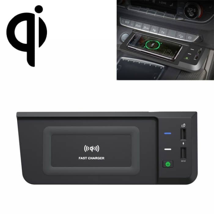 CRP5176.jpg HFC-1051 CAR QI Standard Wireless Ladegerät 15W / 10W Schnellladung für Audi Q5L 2018-2022, linker Fahren – Bild 1