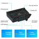 HFC-1020 CAR QI Standard Wireless Ladegerät 10W Schnelles Ladevorgang für Mercedes-Benz Eine Klasse 2019-2022, links und rechts Fahrt – Bild 2