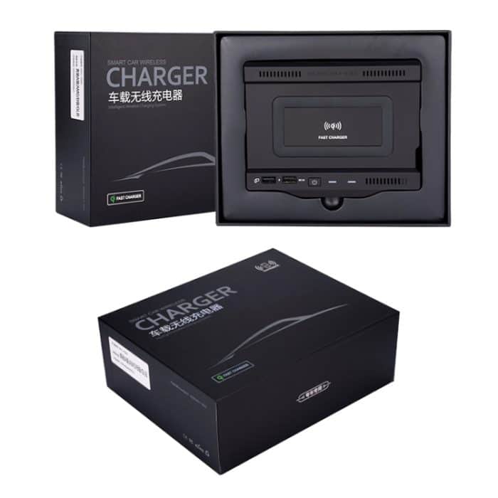 HFC-1020 CAR QI Standard Wireless Ladegerät 10W Schnelles Ladevorgang für Mercedes-Benz Eine Klasse 2019-2022, links und rechts Fahrt – Bild 8