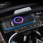 HFC-1022 CAR QI Standard Wireless Ladegerät 15W Schnelles Ladevorgang für Mercedes-Benz Gle 2020-2022, links und rechts Fahrt – Bild 7