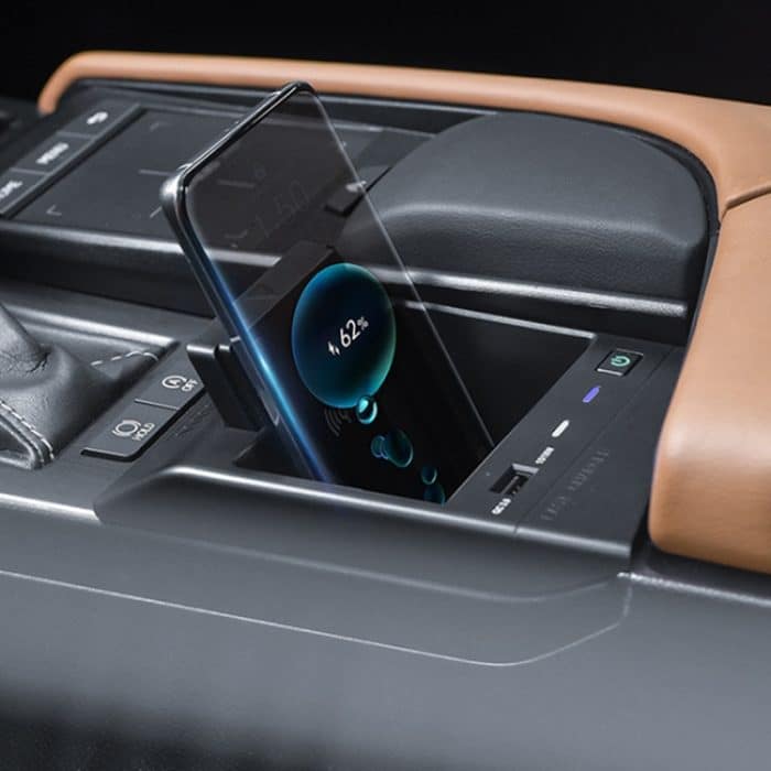 HFC-1110 CAR QI Standard Wireless Ladegerät 10W Schnellladung für Lexus ES 2018-2022, linker Fahren – Bild 7