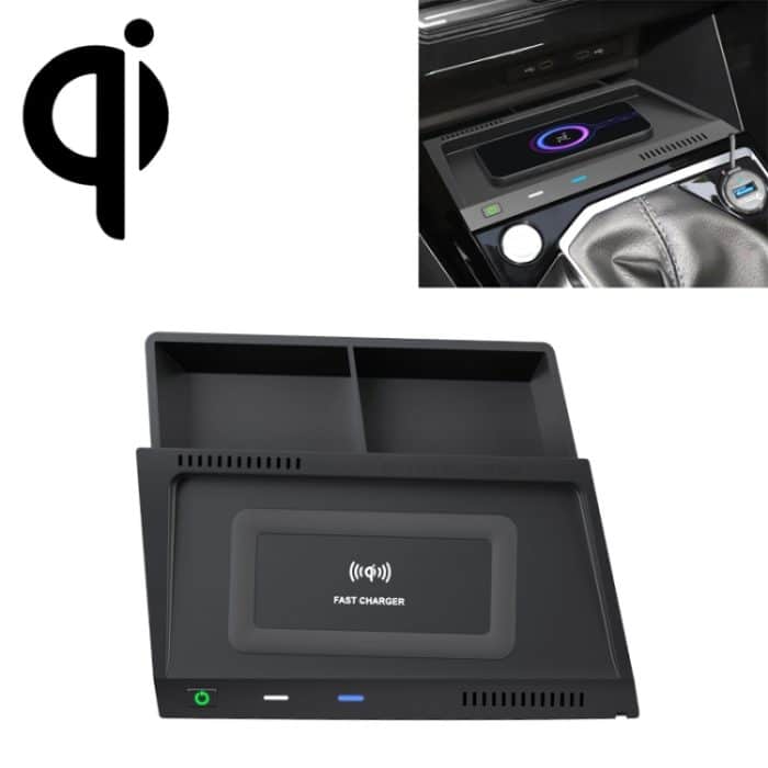 CRP5205.jpg HFC-1032 CAR QI Standard Wireless Ladegerät 10W Schnellladung für Volkswagen Tayron 2019-2022, linker Fahren – Bild 1