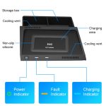 HFC-1032 CAR QI Standard Wireless Ladegerät 10W Schnellladung für Volkswagen Tayron 2019-2022, linker Fahren – Bild 2