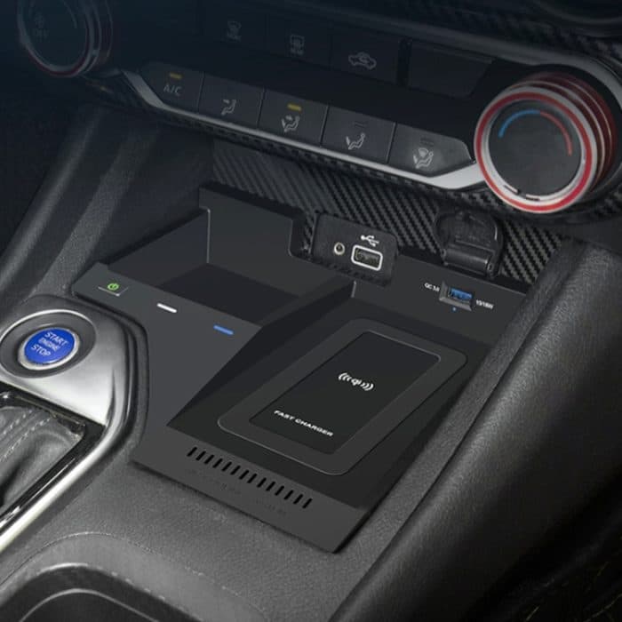 HFC-1042 CAR QI Standard Wireless Ladegerät 10W Schnelles Ladevorgang für Nissan Sylphy 2020-2022, links fahren – Bild 6
