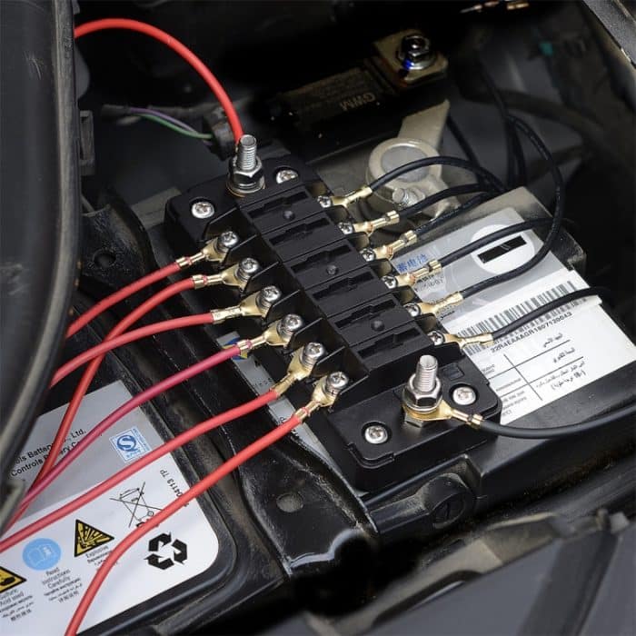 CS-978A1 FB1901 1 In 6 Out Independent Positive Negative Sicherungskasten ohne Sicherungsstück für Auto Car Truck Boat – Bild 8