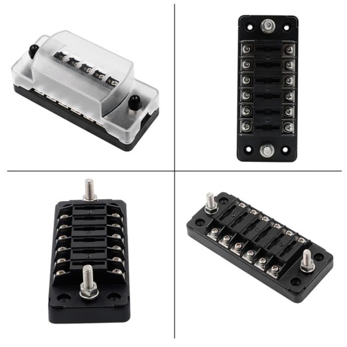 CS-979A1 FB1903 1 In 1 Out 6 Wege Keine Unterscheidung Positiv Negativ Sicherungskasten ohne Sicherung für Auto Car Truck Boat – Bild 2