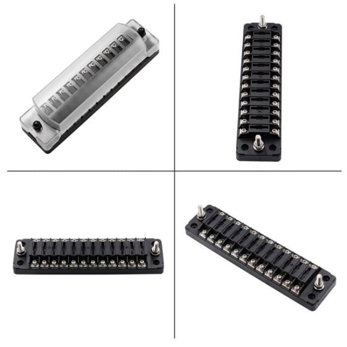 CS-979A2 FB1904 1 In 1 Out 12 Wege Keine Unterscheidung Positiv Negativ Sicherungskasten ohne Sicherung für Auto Car Truck Boat – Bild 2