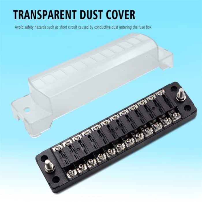 CS-979A2 FB1904 1 In 1 Out 12 Wege Keine Unterscheidung Positiv Negativ Sicherungskasten ohne Sicherung für Auto Car Truck Boat – Bild 3