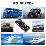 ZH-979A1 FB1903 1 In 1 Out 6 Wege Keine Unterscheidung Positiv Negativ Sicherungskasten mit 12 Sicherungen für Auto Car Truck Boat – Bild 7