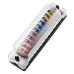 ZH-979A2 FB1904 1 In 1 Out 12 Wege Keine Unterscheidung Positiv Negativ Sicherungskasten mit 24 Sicherungen für Auto Car Truck Boat – Bild 2