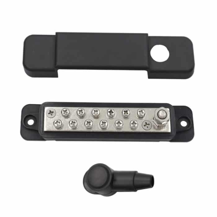 48 V 180 A 12-Wege-Stromverteilungsklemmenblock-Batterie-Sammelschienen-Set – Bild 5