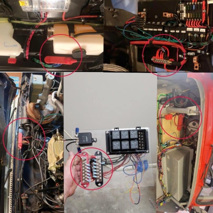 48 V 180 A 12-Wege-Stromverteilungsklemmenblock-Batterie-Sammelschienen-Set – Bild 6