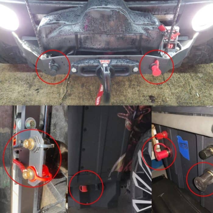 1 Paar Auto 20mm Stud Batterieladegerät Polklemme – Bild 7