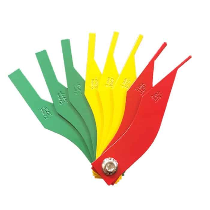 Auto Bremsbelag Skala Lineal Dicke Messwerkzeug – Bild 2