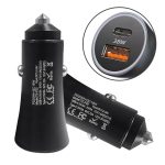 PD 20W Aluminiumlegierung Dual Interface Auto-Schnellladegerät