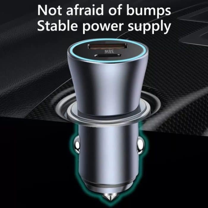 PD 20W Aluminiumlegierung Dual Interface Auto-Schnellladegerät – Bild 7