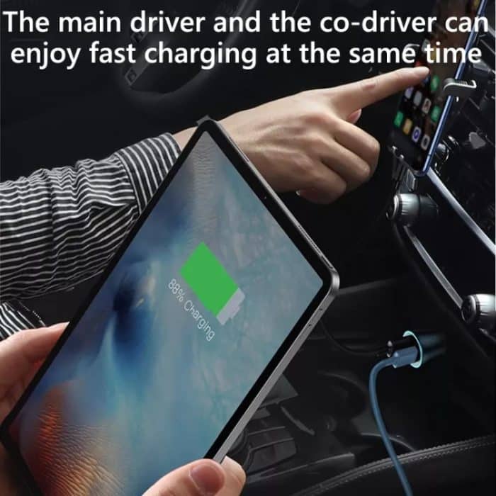 PD 20W Aluminiumlegierung Dual Interface Auto-Schnellladegerät – Bild 10