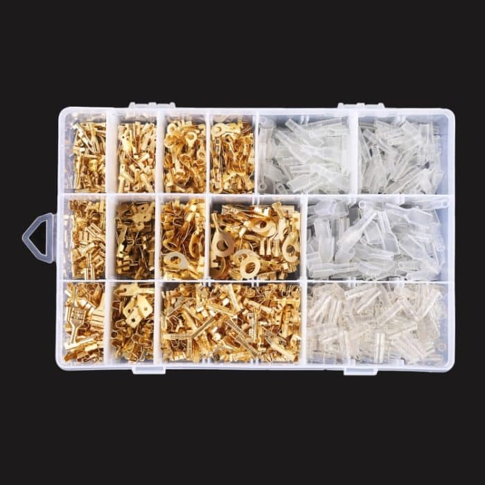 1000 in 1 Kabel-Flachsteckverbinder DIY-Terminal-Steckverbinder – Bild 3