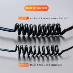 K4 Car 3 in 1 PD + USB Dual Port Schnellladegerät mit Federdatenkabel – Bild 6