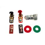 1 Paar Autobatteriekabel-Klemmenklemmen Anschlüsse Batterieclip-Verkabelung mit Schutzreinigung