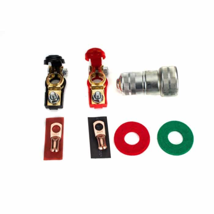 CRP9328.jpg 1 Paar Autobatteriekabel-Klemmenklemmen Anschlüsse Batterieclip-Verkabelung mit Schutzreinigung – Bild 1