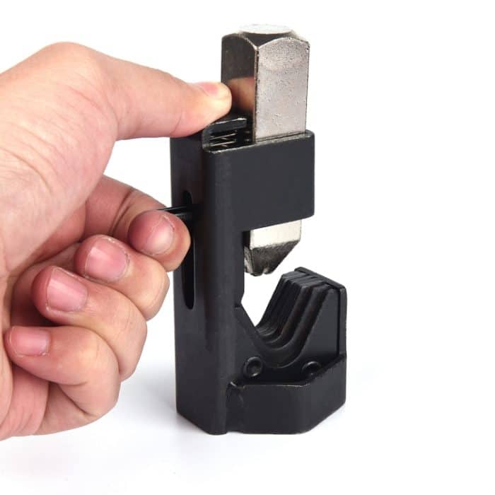 Autobatterie Kabel Hammer Crimper Hammerzange Crimper Werkzeugzange mit T2 Kupfer 2 x 3/8 Hochleistungskaltgepresste Drahtklemmen – Bild 3