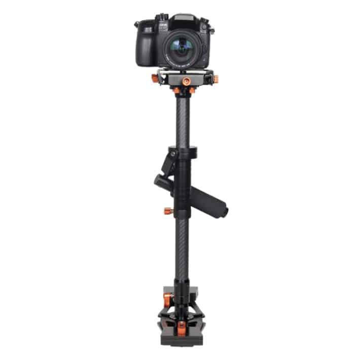 YELANGU S800 Professional 47-80 cm maximale Belastung 5 kg Kohlefaser-Handstabilisator Steadicam Solo für digitale DSLR- und DV-Video- und andere Kameras – Bild 1