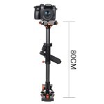 YELANGU S800 Professional 47-80 cm maximale Belastung 5 kg Kohlefaser-Handstabilisator Steadicam Solo für digitale DSLR- und DV-Video- und andere Kameras – Bild 2