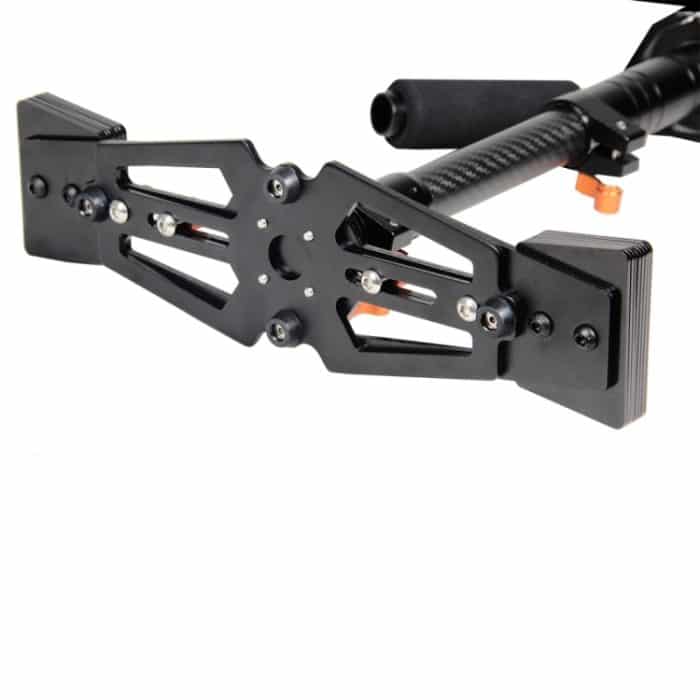 YELANGU S800 Professional 47-80 cm maximale Belastung 5 kg Kohlefaser-Handstabilisator Steadicam Solo für digitale DSLR- und DV-Video- und andere Kameras – Bild 6