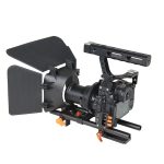 YELANGU YLG1105A A7 Käfig-Set beinhaltet Videokamera-Käfigstabilisator/Follow Focus/Mattbox für Sony GH4/A7S/A7/A7R/A72/A7RII/A7SII/A6000/A6500/A6300/A7R3/A7S3/A7R4