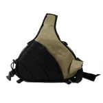 CADEN Dreiecksform Tscope Sling Schulter Kreuz Digitalkamera Taschen Tasche Weiche Tasche mit Regenschutz für Canon Nikon Sony K1, Größe: 36 * 31 * 15 cm – Bild 3