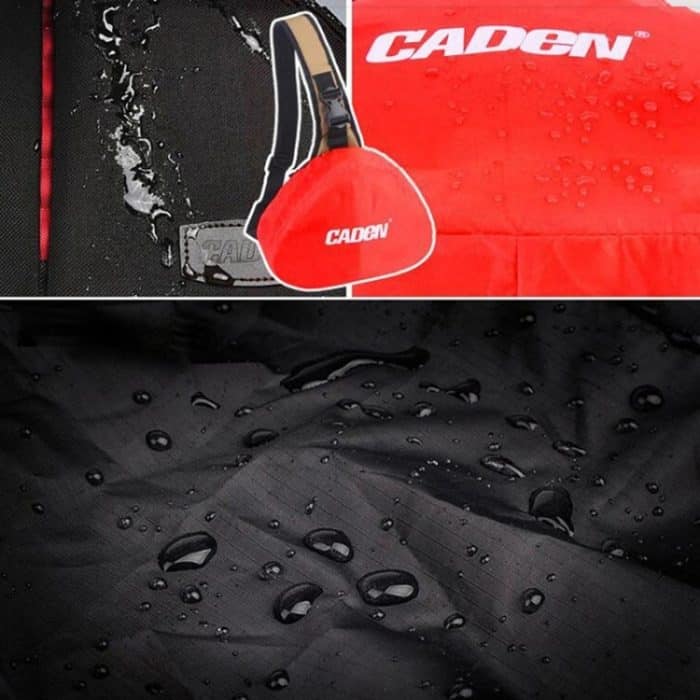CADEN Dreiecksform Tscope Sling Schulter Kreuz Digitalkamera Taschen Tasche Weiche Tasche mit Regenschutz für Canon Nikon Sony K1, Größe: 36 * 31 * 15 cm – Bild 9