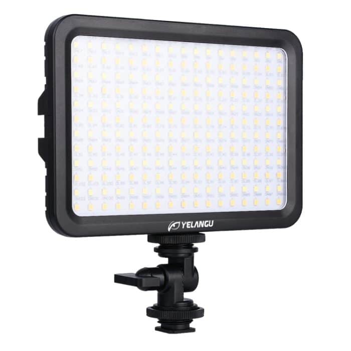 YELANGU YLG0504B 204 LEDs 1000LM 3300-5600K Kein polar dimmbares Studiolicht Video- und Fotolicht für Canon-, Nikon- und DSLR-Kameras – Bild 2