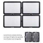 YELANGU YLG0504B 204 LEDs 1000LM 3300-5600K Kein polar dimmbares Studiolicht Video- und Fotolicht für Canon-, Nikon- und DSLR-Kameras – Bild 11