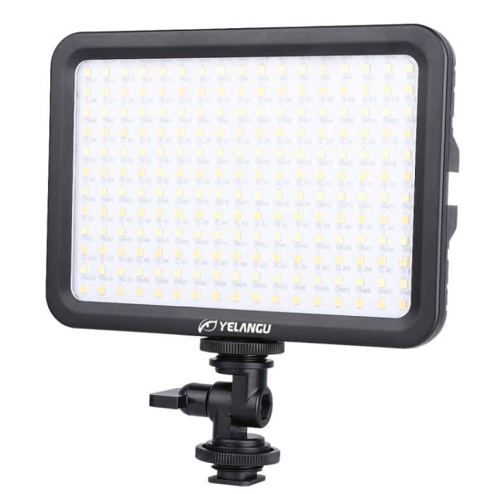 YELANGU YLG0504B 204 LEDs 1000LM 3300-5600K Kein polar dimmbares Studiolicht Video- und Fotolicht für Canon-, Nikon- und DSLR-Kameras – Bild 3