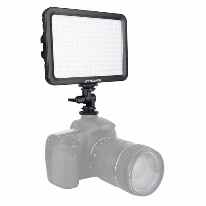YELANGU YLG0504B 204 LEDs 1000LM 3300-5600K Kein polar dimmbares Studiolicht Video- und Fotolicht für Canon-, Nikon- und DSLR-Kameras – Bild 6