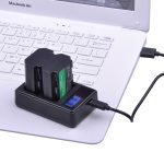 Zweikanaliges digitales LCD-Display-Ladegerät mit USB-Anschluss für Sony NP-FZ100-Akku, kompatibel mit Sony A9 (ILCE-9) – Bild 8