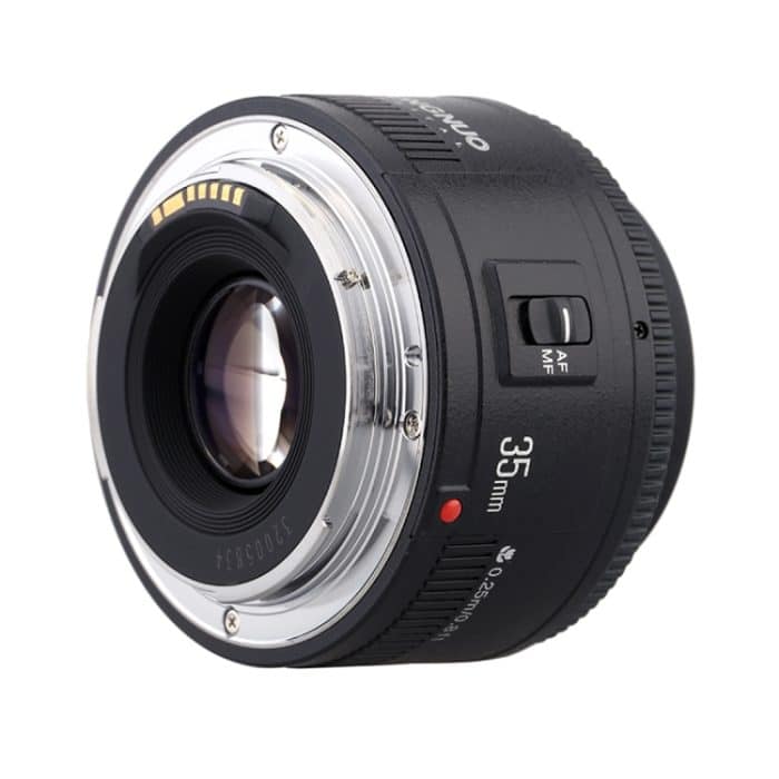 YONGNUO YN35MM F2N 1:2 AF/MF Weitwinkelobjektiv mit festem/Prime-Autofokus für Nikon DSLR-Kameras, YN35MM F2N – Bild 3