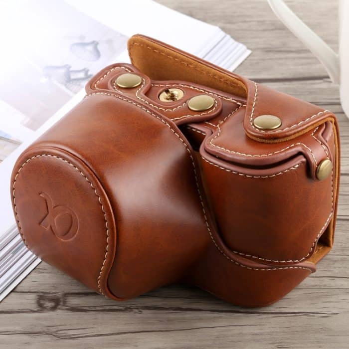 Ganzkörper-Kameratasche aus PU-Leder mit Trageriemen für Sony A6300, For Sony A6300 – Bild 4