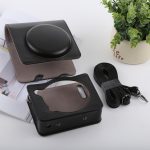 Ganzkörper-Kameratasche aus PU-Leder im Retro-Stil mit Trageriemen für FUJIFILM instax SQUARE SQ6, For FUJI SQ6 – Bild 6