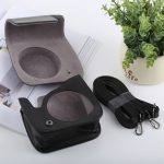 Ganzkörperkamera-PU-Ledertasche im Retro-Stil mit Riemen für FUJIFILM instax mini 9 / mini 8+ / mini 8, For FUJI  mini 9, For FUJI mini 9 – Bild 6