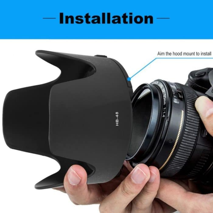 HB-48 Lens Hood Shade für NIKON AF-S 70-200 mm 1: 2,8G VRII-Objektiv – Bild 5