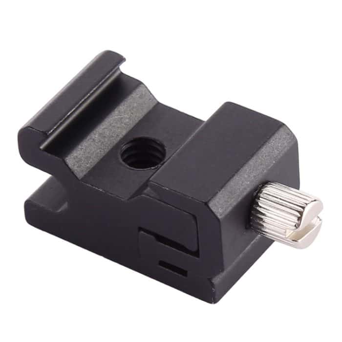 DCA0700.jpg Universal Metall Flash Standhalterung Cold Shoe Lamp Head – Bild 1