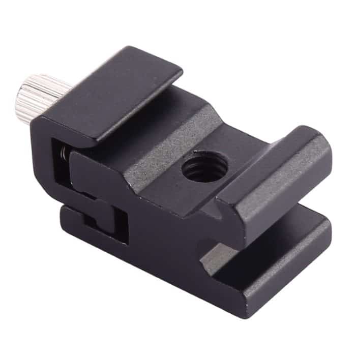 Universal Metall Flash Standhalterung Cold Shoe Lamp Head – Bild 3