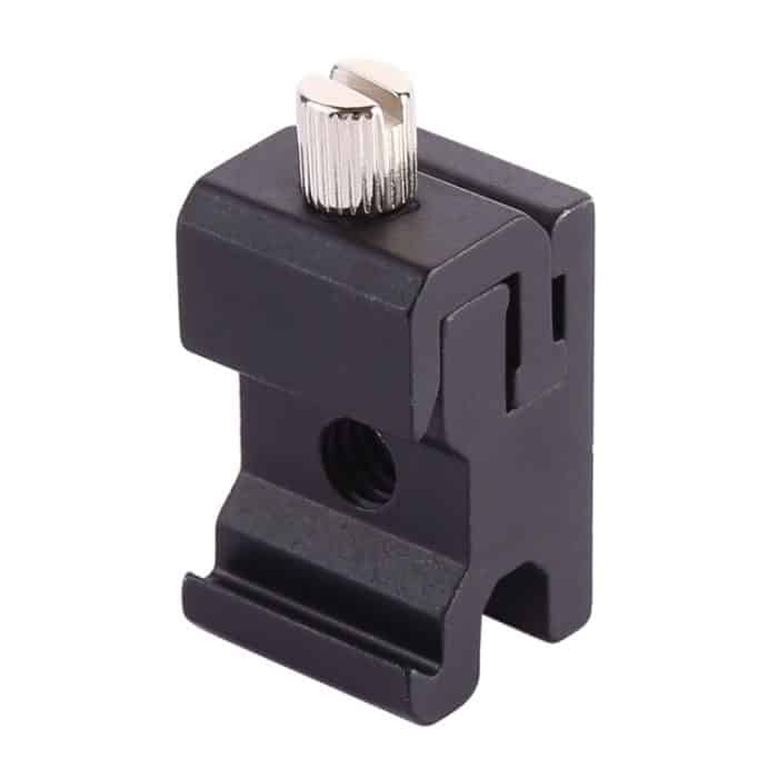 Universal Metall Flash Standhalterung Cold Shoe Lamp Head – Bild 4