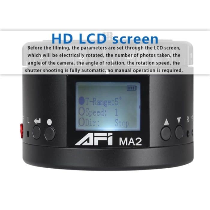 MA2 360-Grad-Drehung verzögerte Sternfotografie LCD-Kamerahalterung für DSLR- und Digitalkameras mit Zeitrafferfotografie, MA2 – Bild 6