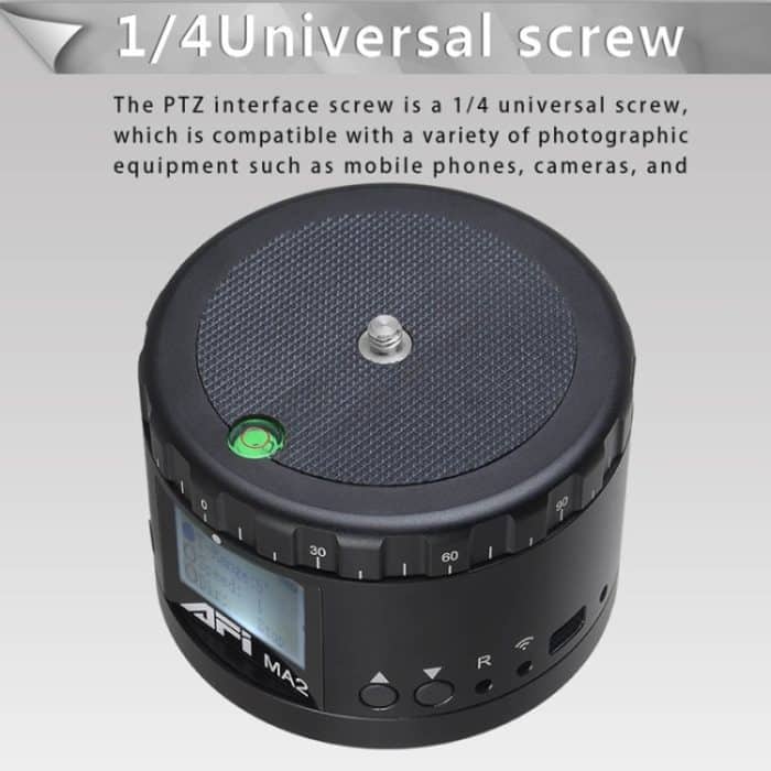 MA2 360-Grad-Drehung verzögerte Sternfotografie LCD-Kamerahalterung für DSLR- und Digitalkameras mit Zeitrafferfotografie, MA2 – Bild 10