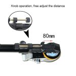 Kingjoy VX-600D Aluminiumlegierung Kamera Big Foot Wheel Stativ Riemenscheibenbasis – Bild 6