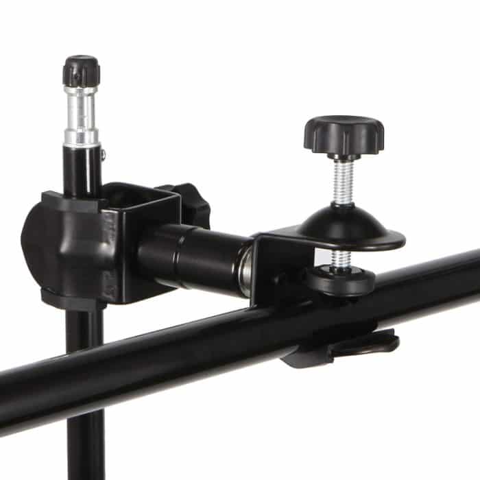 C-Typ 2 in 1 Kamera Regenschirmhalter Clip Clamp Bracket Halterung für Stativ Lichtständer Outdoor-Fotografie – Bild 3