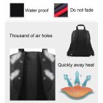 DL-B028 Tragbarer, lässiger, wasserdichter, kratzfester Outdoor-Sportrucksack, SLR-Kameratasche, Handytasche für GoPro, SJCAM, Nikon, Canon, Xiaomi Xiaoyi YI, iPad, Apple, Samsung, Huawei, Größe: 27,5 * 12,5 * 34 cm – Bild 8